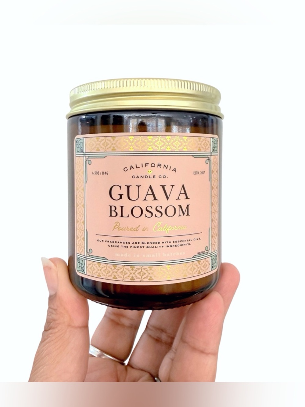 Leoben Company Guava Blossom Scented Candle - California Candle Co.